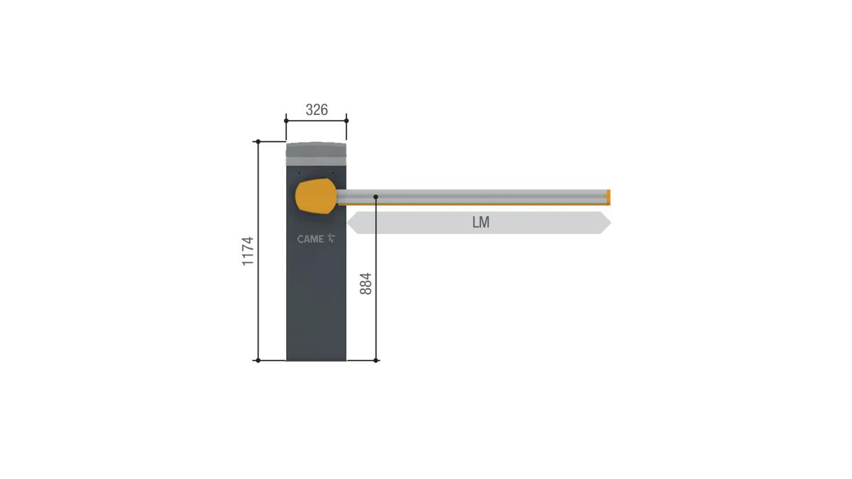 Комплект шлагбаума GARD PX 3 GARD PX 3 KIT