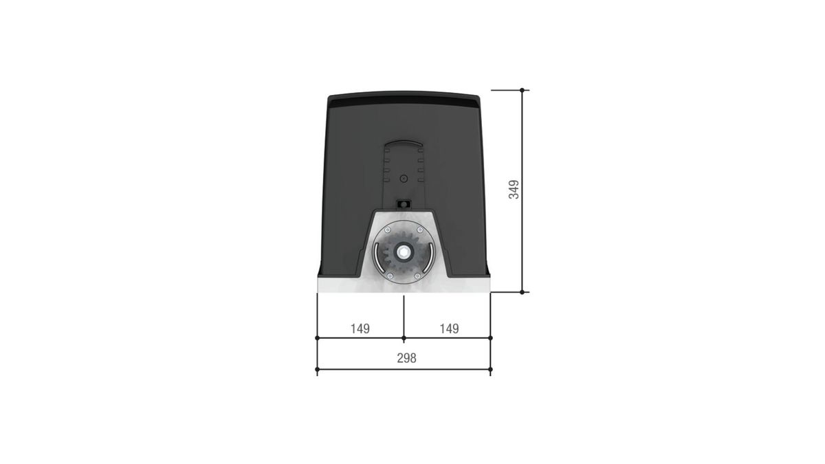 Привод откатных ворот BXL04AGS 801MS-0140