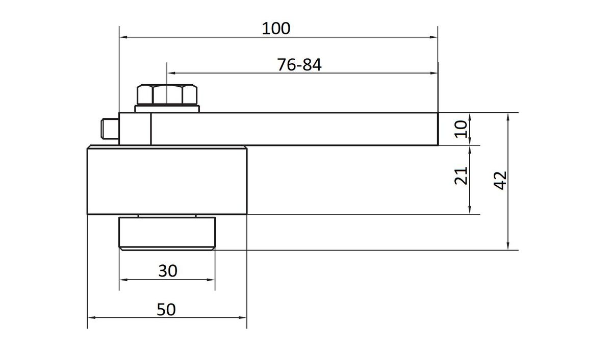 Петля AB 50 A 1700112