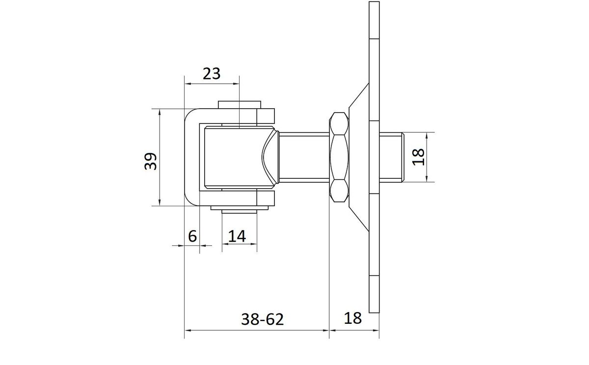 Петля HP 18 O 1700100