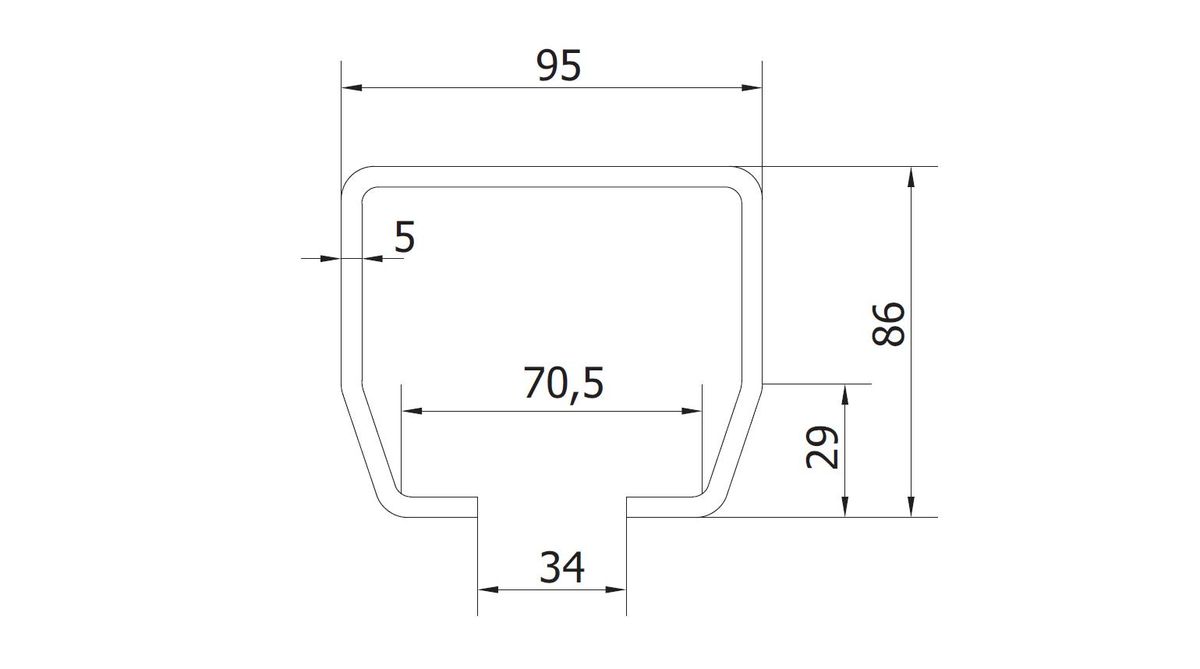Рельс направляющий STAGE MZ 3 1700170
