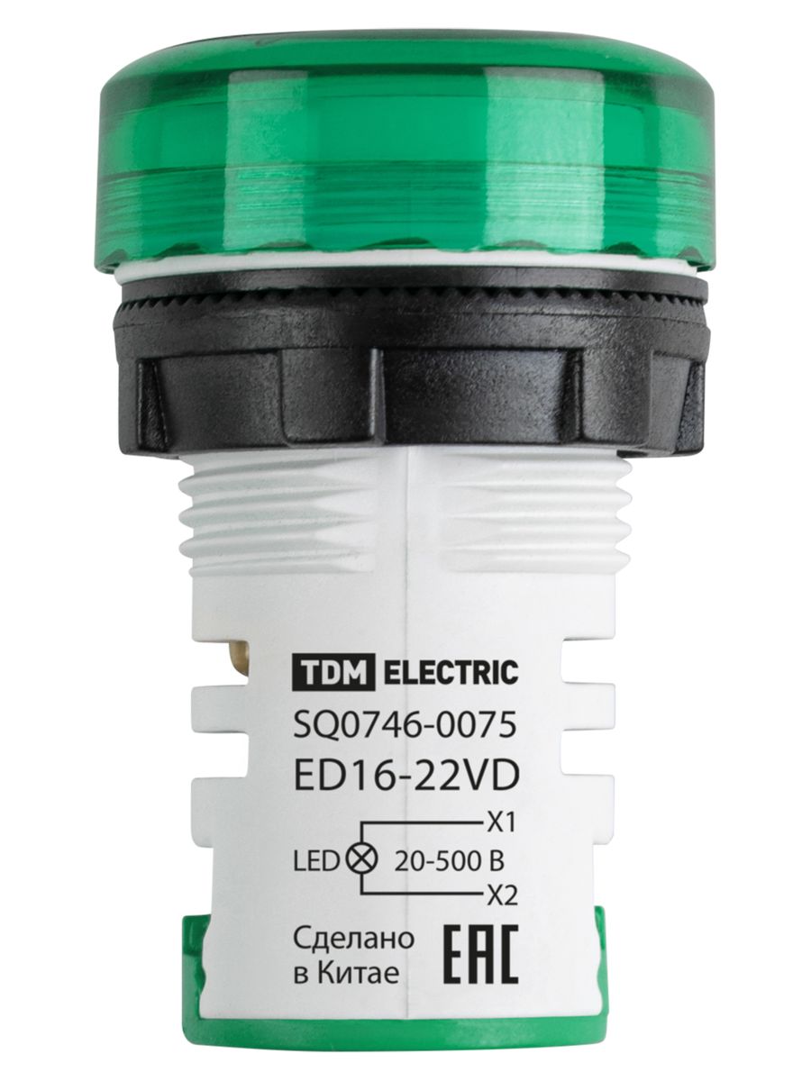 Индикатор сигнальный ED16-22VD SQ0746-0075