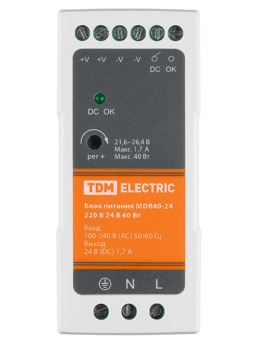 Блок питания MDR40-24 SQ0752-0009