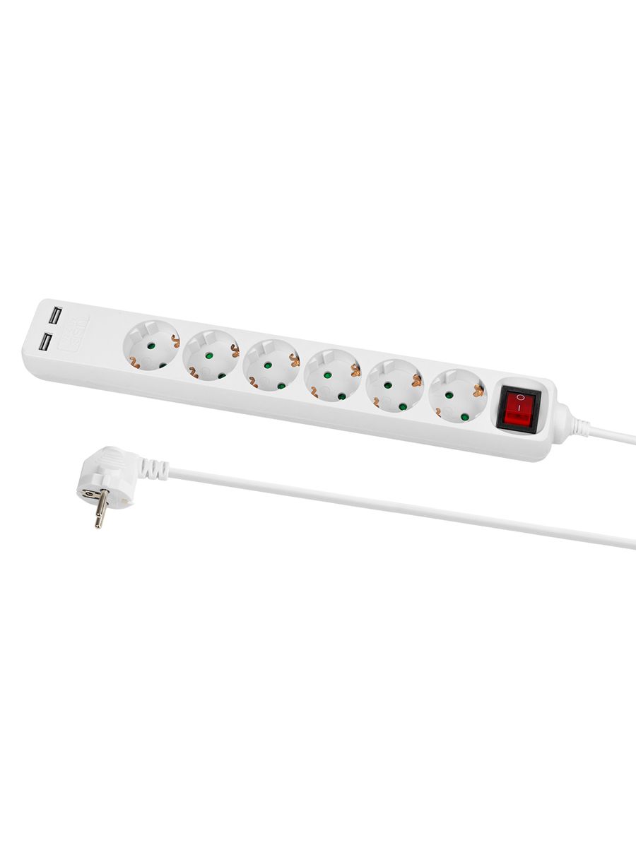 Удлинитель силовой У06В-USB SQ1303-0307