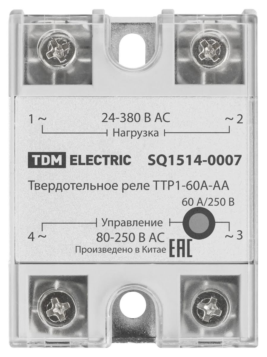 Реле твердотельное ТТР1-60А-AА SQ1514-0007