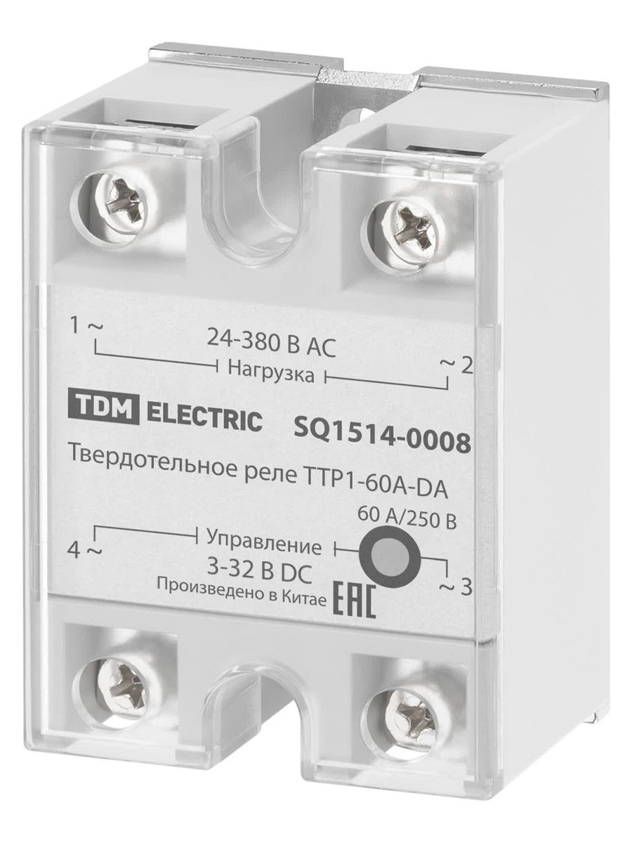 Реле твердотельное ТТР1-60А-DА SQ1514-0008