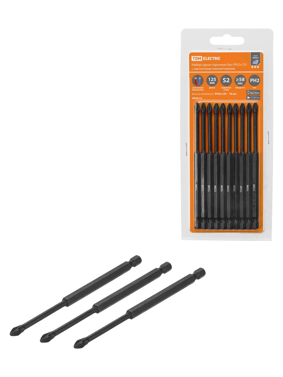 Набор бит PH2x125 SQ1019-0451