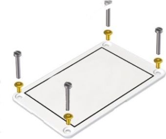 Табличка маркировочная  TAR100060W