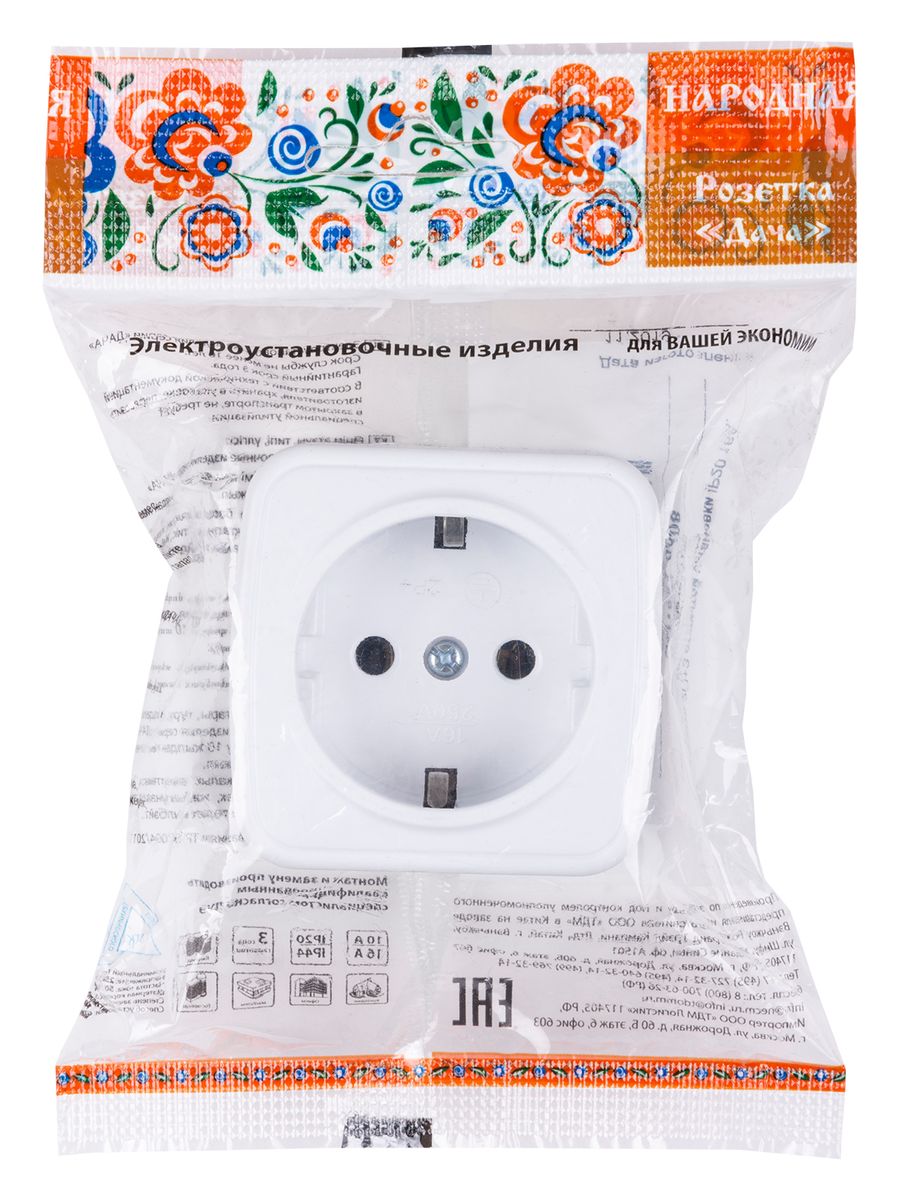 Розетка силовая  SQ1824-0008