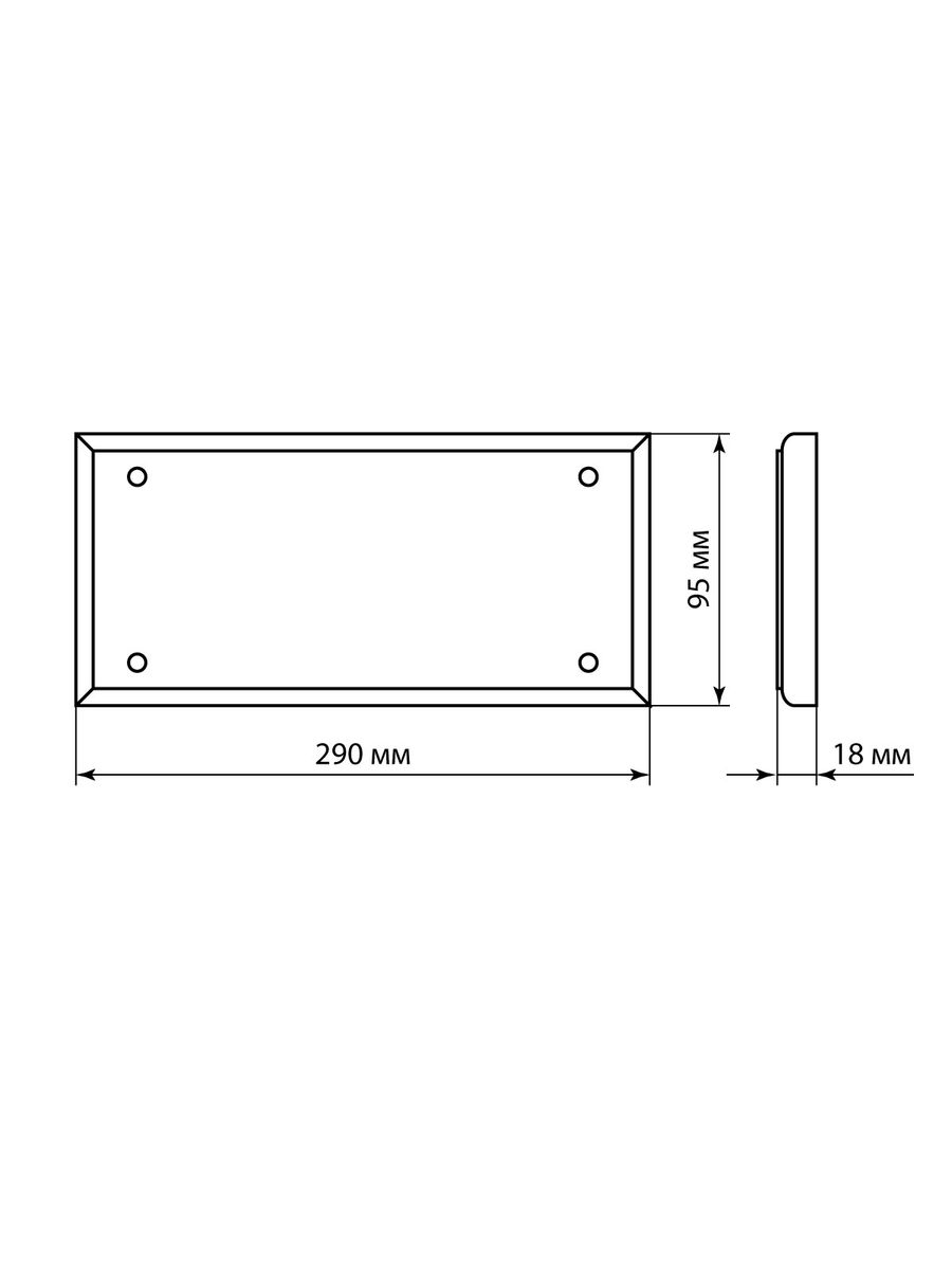 Накладка декоративная  SQ1821-0406