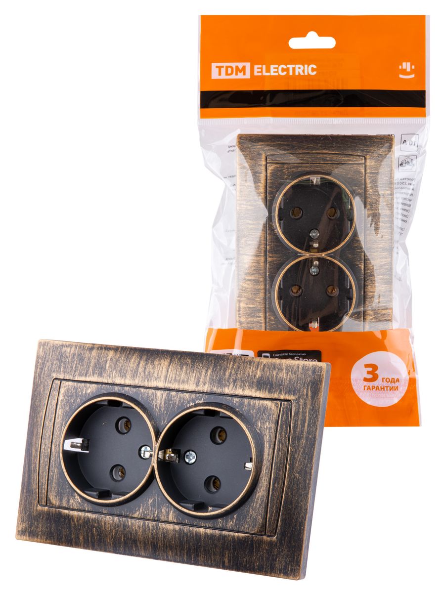 Розетка силовая  SQ1815-0766