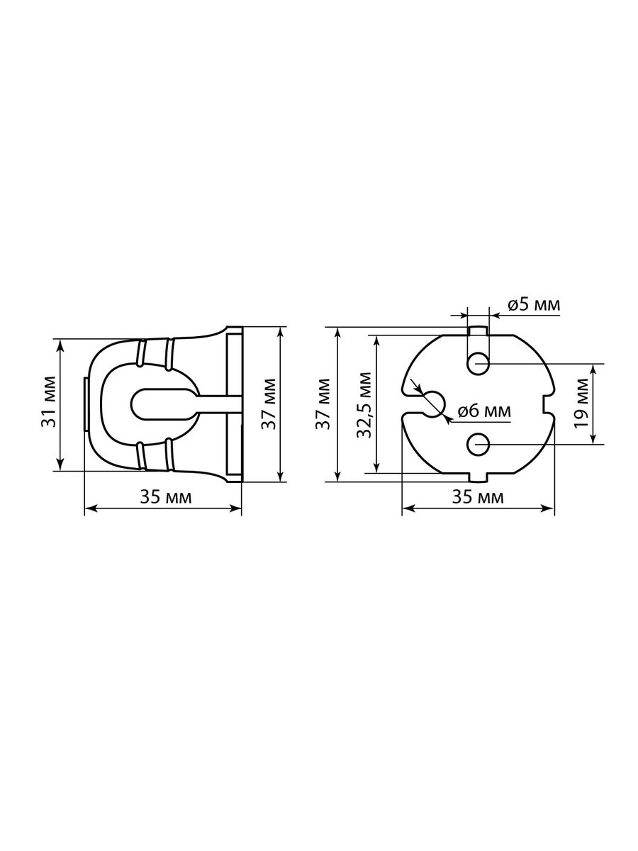 Розетка силовая  SQ1806-0213