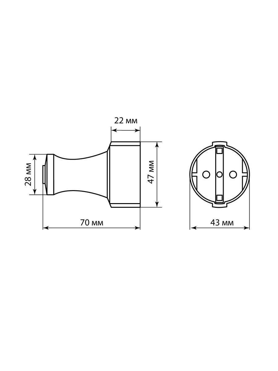 Розетка силовая  SQ1806-0212