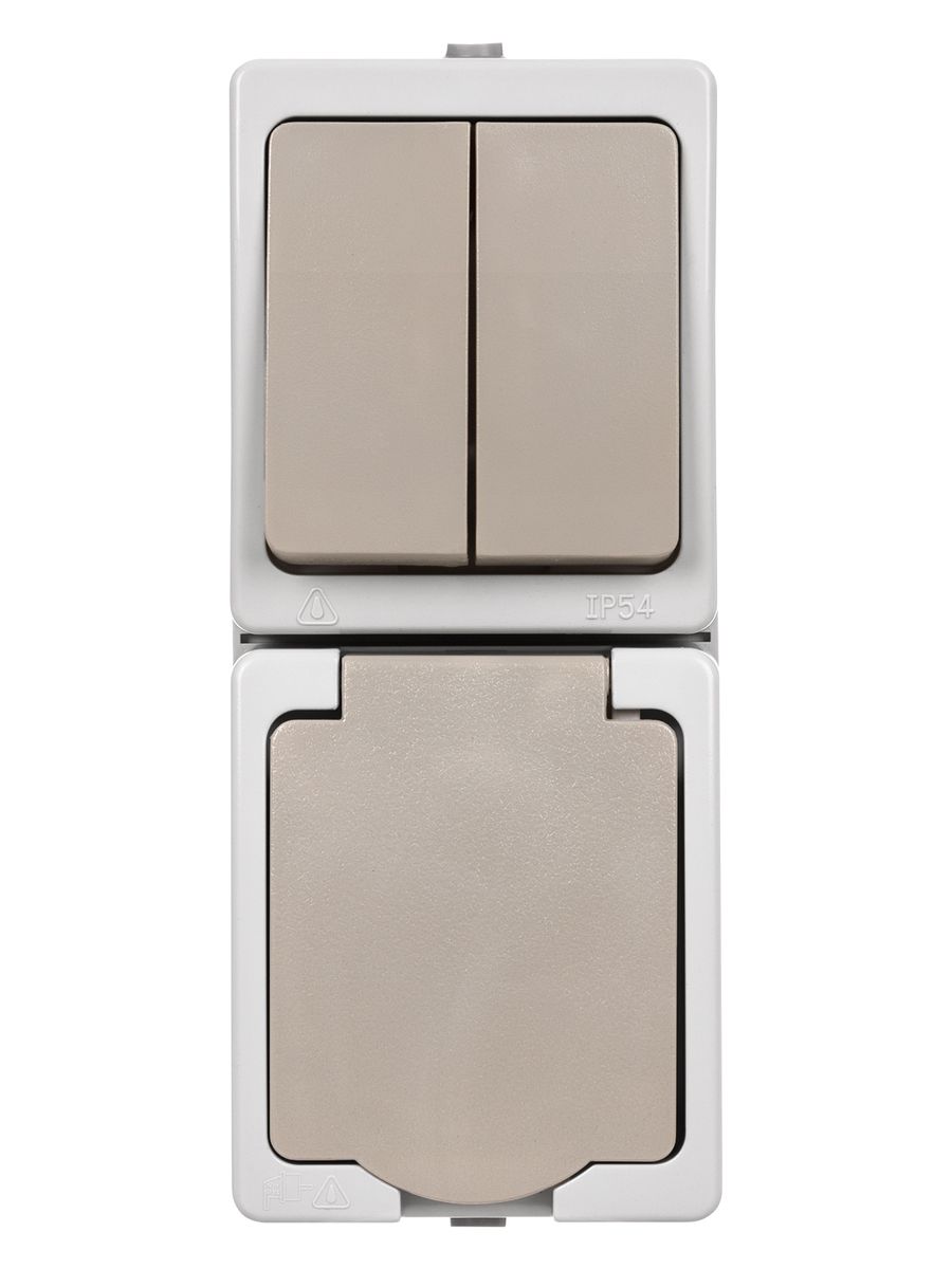 Блок выключатель-розетка  SQ1803-0013