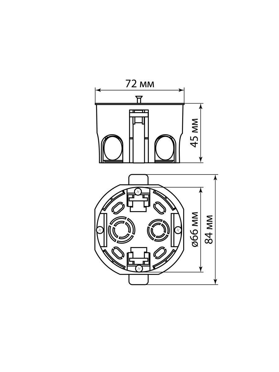 Коробка установочная  SQ1403-0001