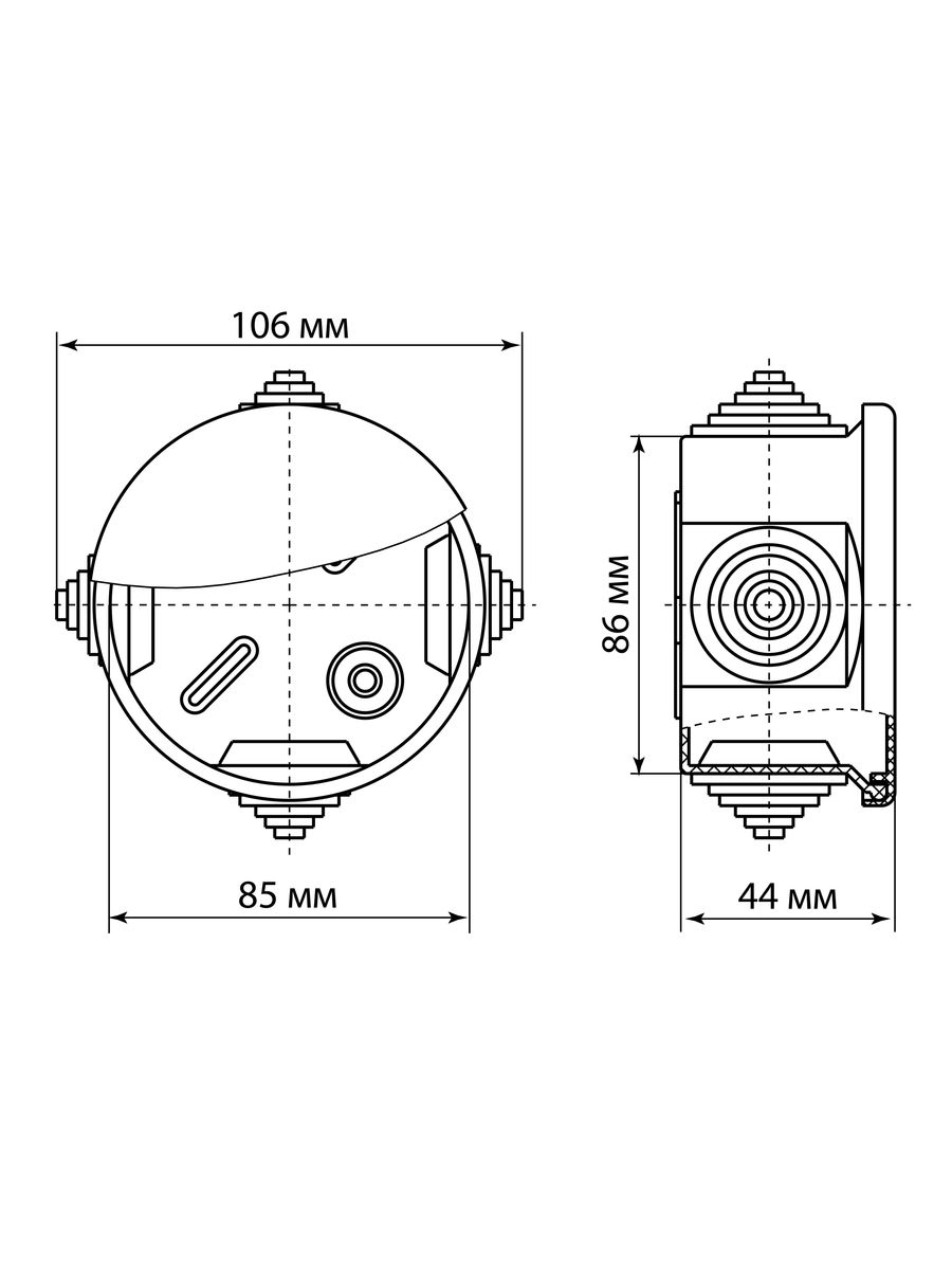 Коробка распаячная  SQ1401-0602