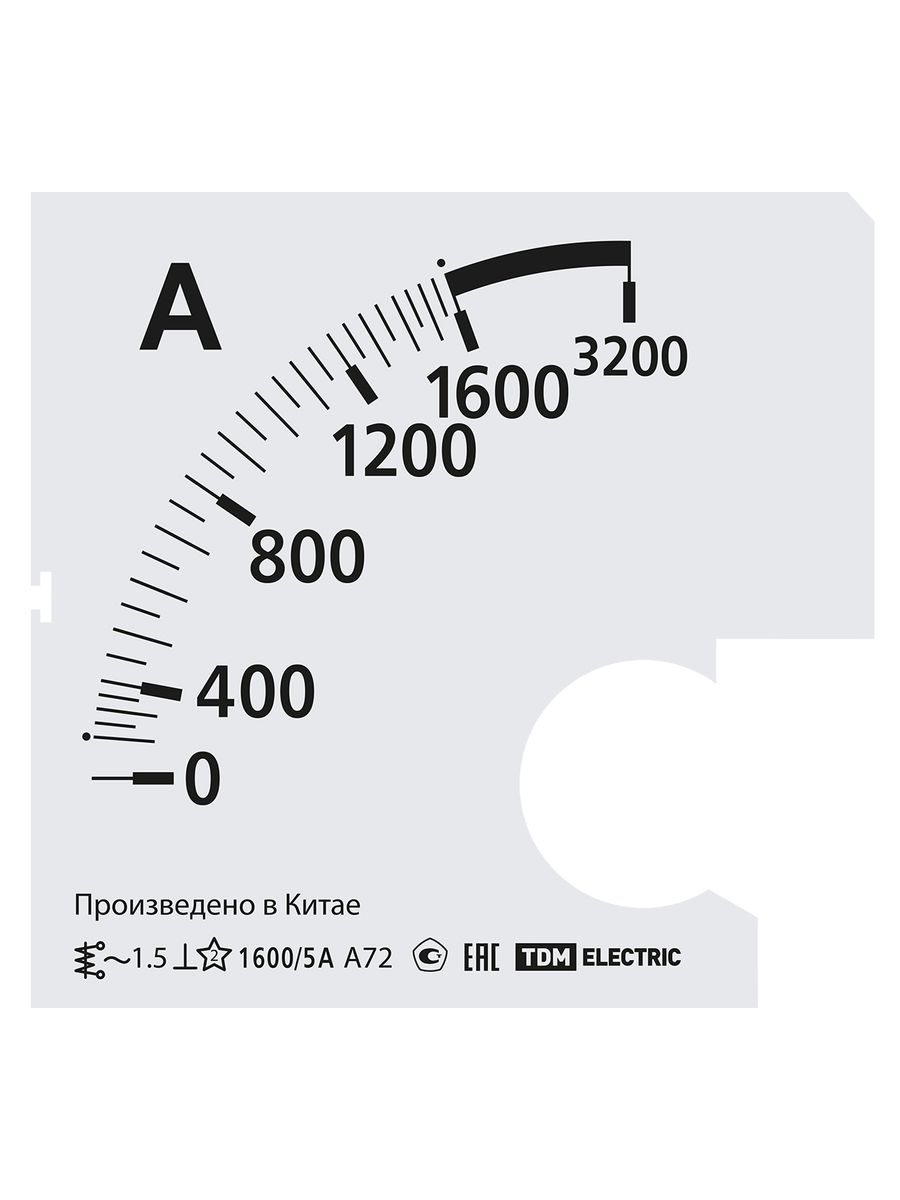Шкала измерительная Ш72 SQ1102-2083