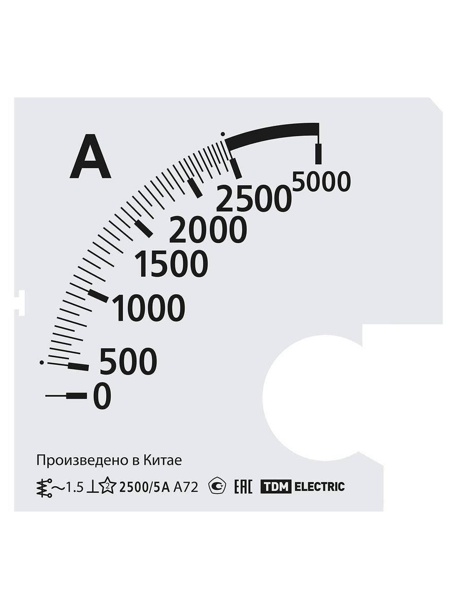 Шкала измерительная Ш72 SQ1102-2069