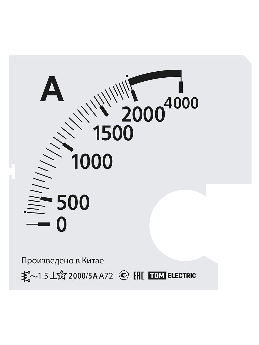 Шкала измерительная Ш72 SQ1102-2068