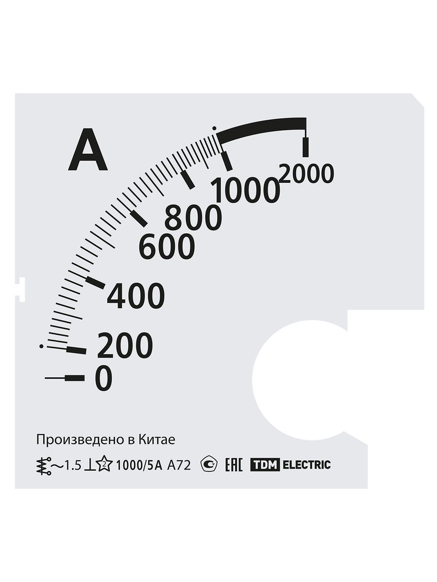 Шкала измерительная Ш72 SQ1102-2065