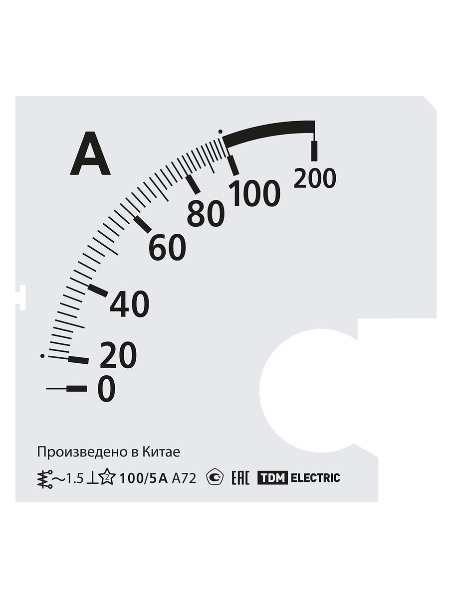 Шкала измерительная Ш72 SQ1102-2054