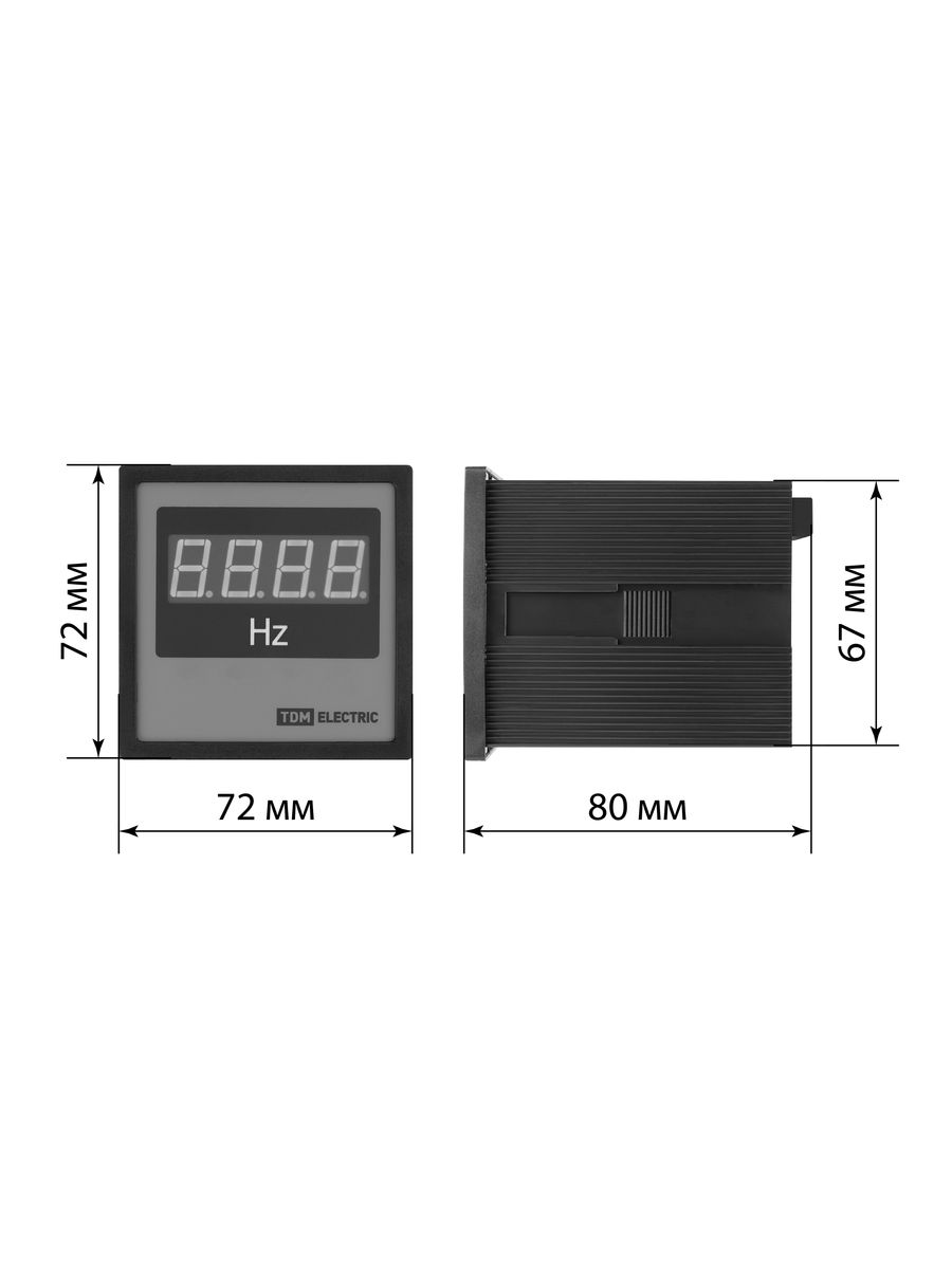 Частотомер ЦП-Ч72 30-100Гц-0,5-Р SQ1102-0529