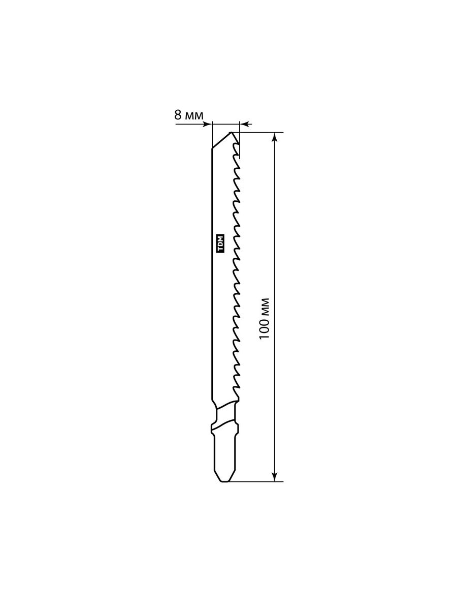 Пилка T127D SQ1089-0211