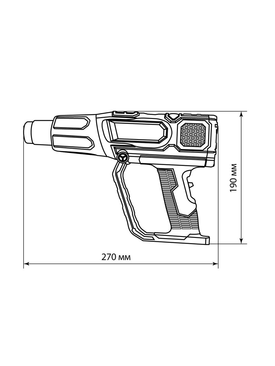 Фен технический  SQ1029-0102