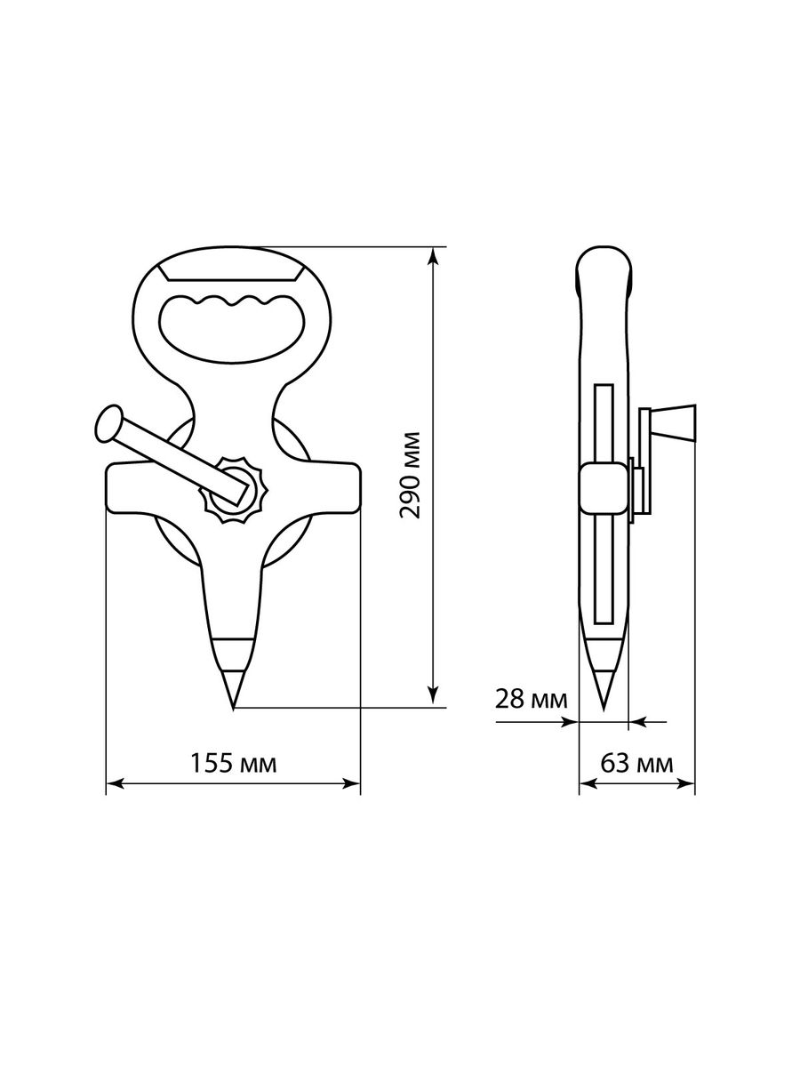 Лента измерительная  SQ1018-0401