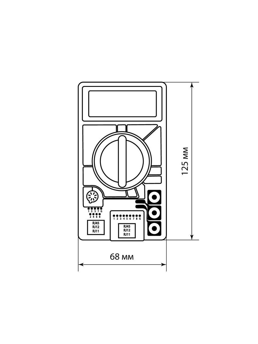 Мультиметр М-7300 SQ1005-0010
