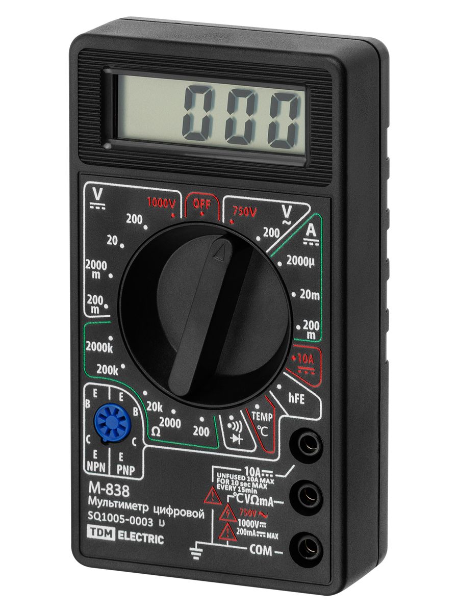 Мультиметр М-838 SQ1005-0003