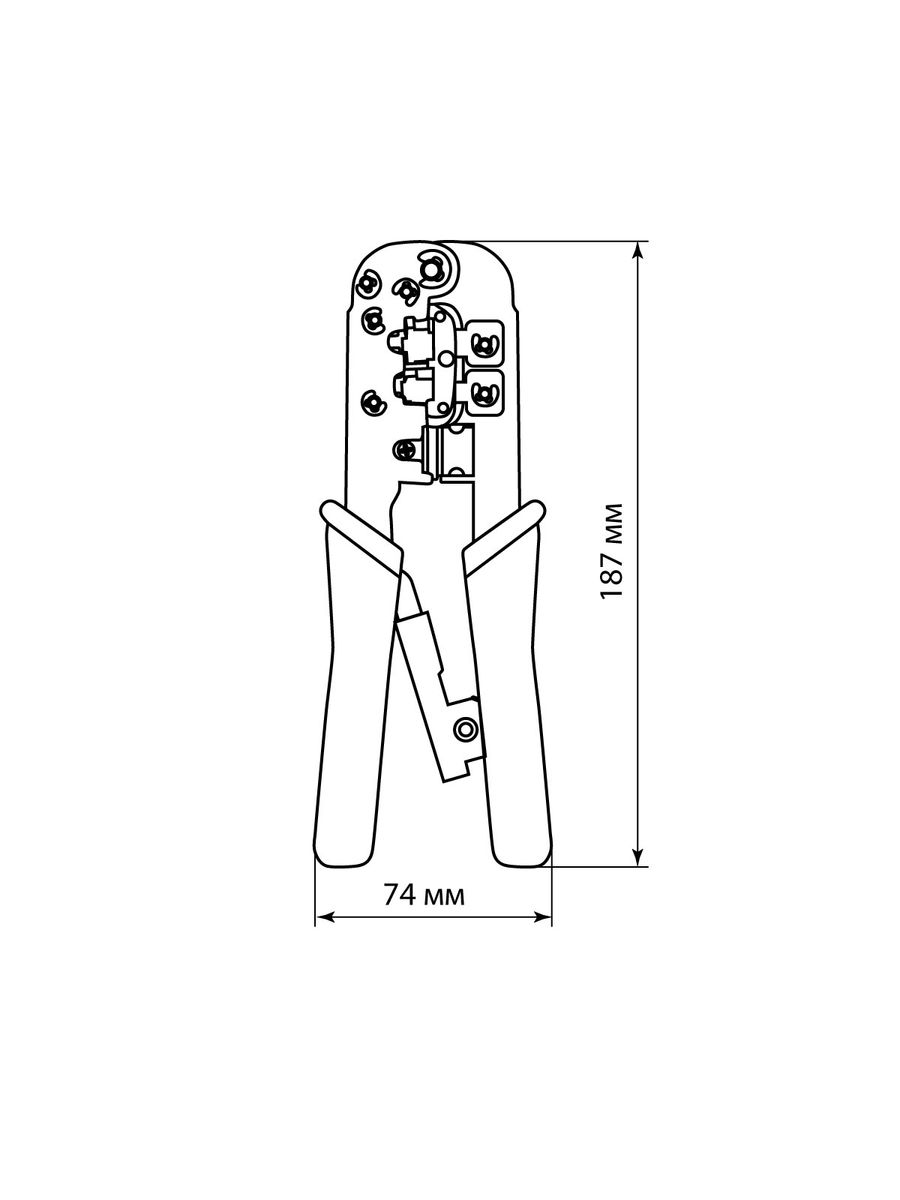 Клещи KO-9E SQ1001-0007