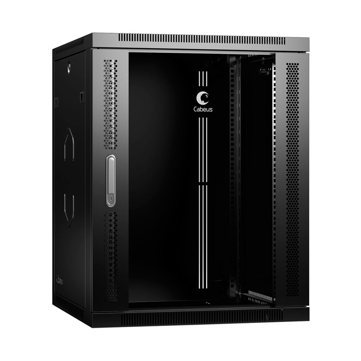 Шкаф телекоммуникационный SH-05F-15U60/60-R-BK 10745c