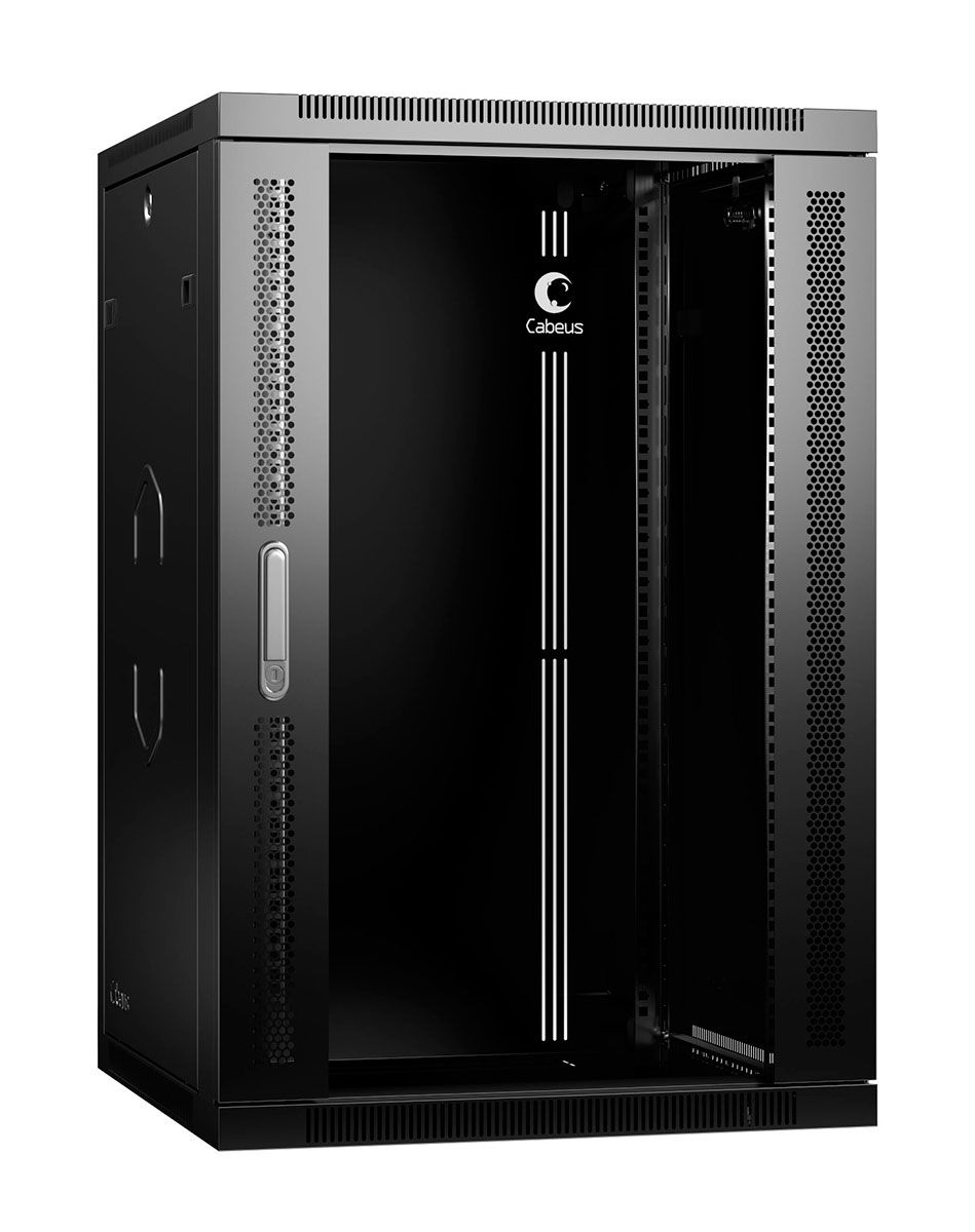 Шкаф телекоммуникационный SH-05F-18U60/35-R-BK 10760c