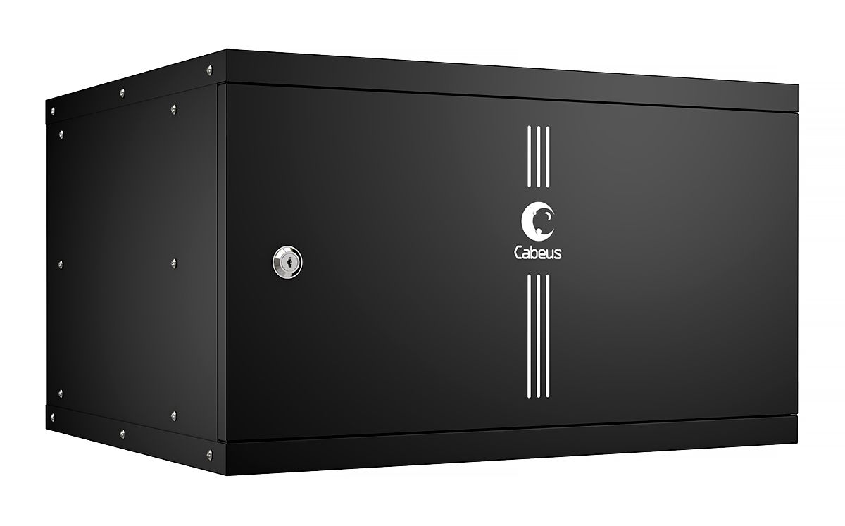 Шкаф телекоммуникационный WSC-05D-6U55/45m-BK 10174c