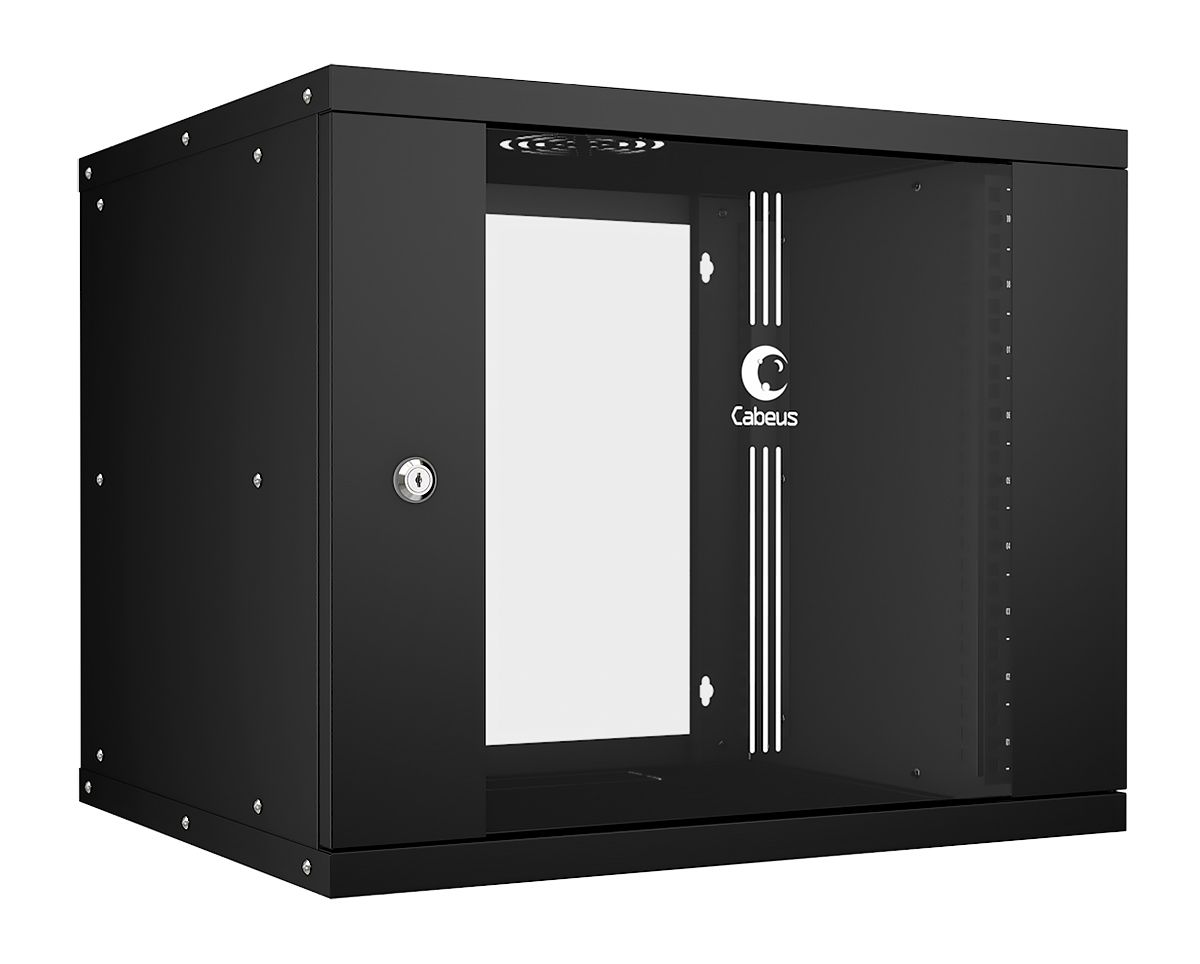 Шкаф телекоммуникационный WSC-05D-9U55/45-BK 10176c