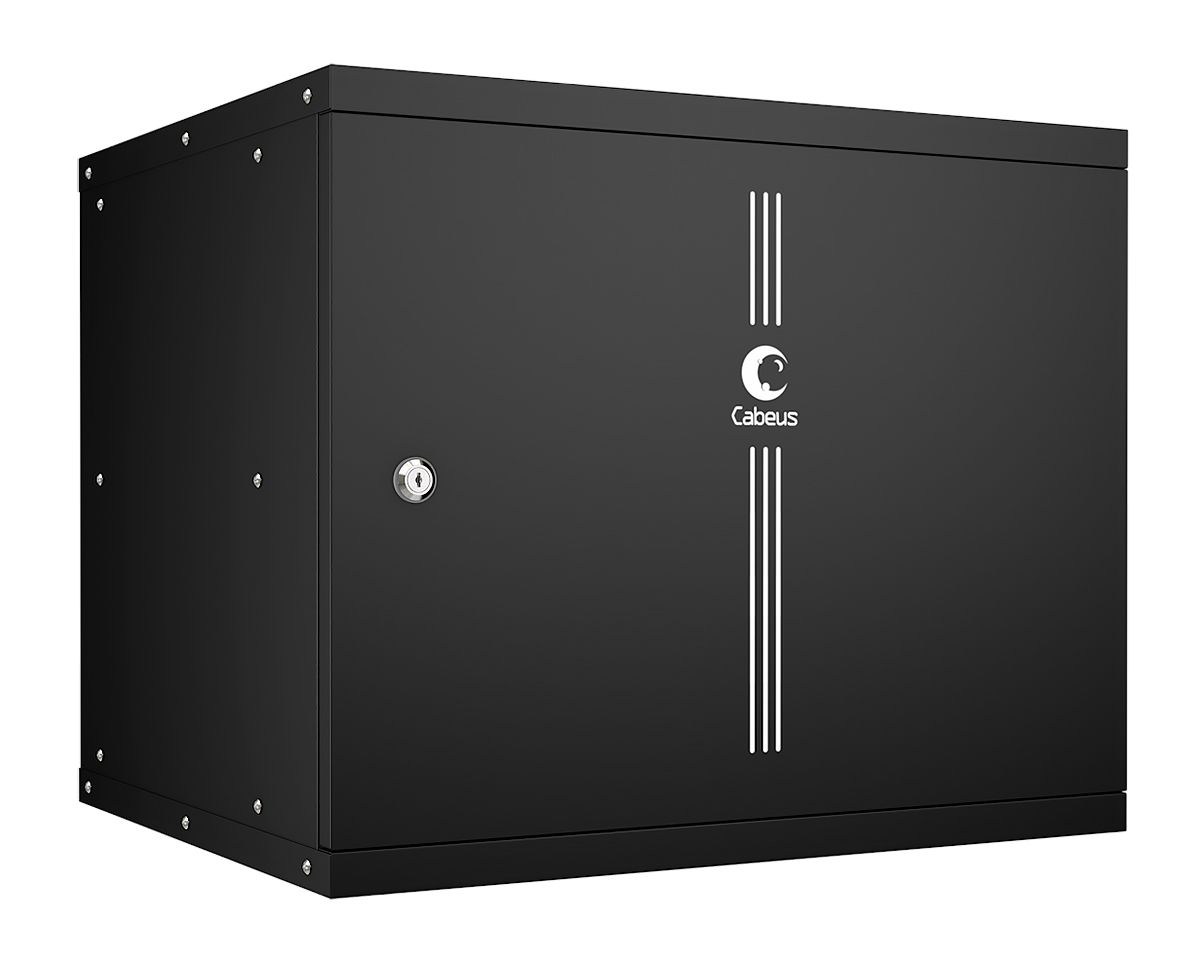 Шкаф телекоммуникационный WSC-05D-9U55/45m-BK 10178c