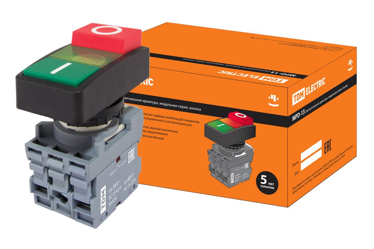 Кнопка управления MPD13-11G SQ0747-0036