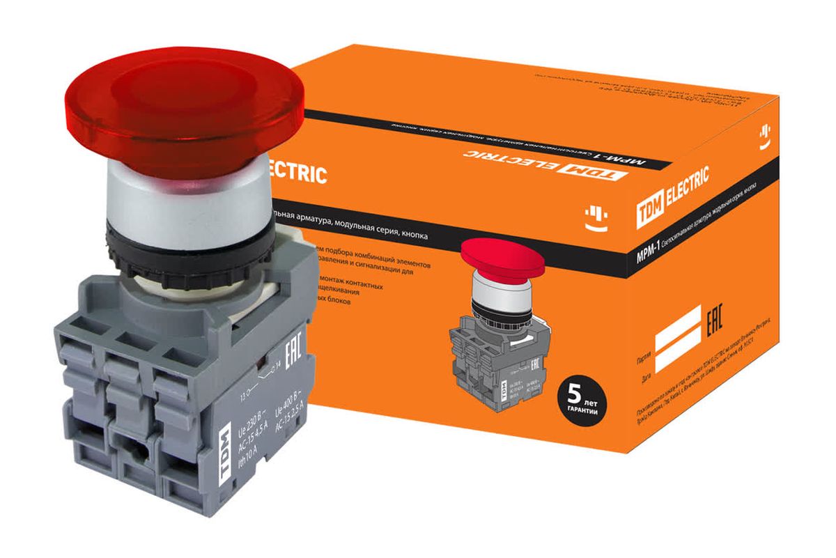 Кнопка управления МРМ1-11R(LED) SQ0747-0034
