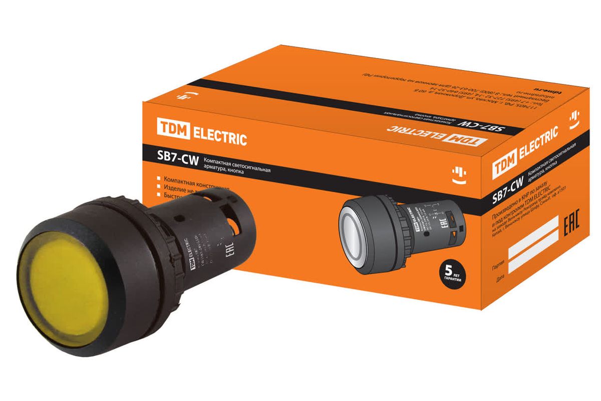 Кнопка управления SB7-CW3561-24V SQ0746-0030