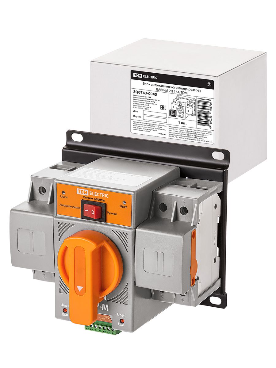 Блок автоматического ввода резерва  SQ0743-0045