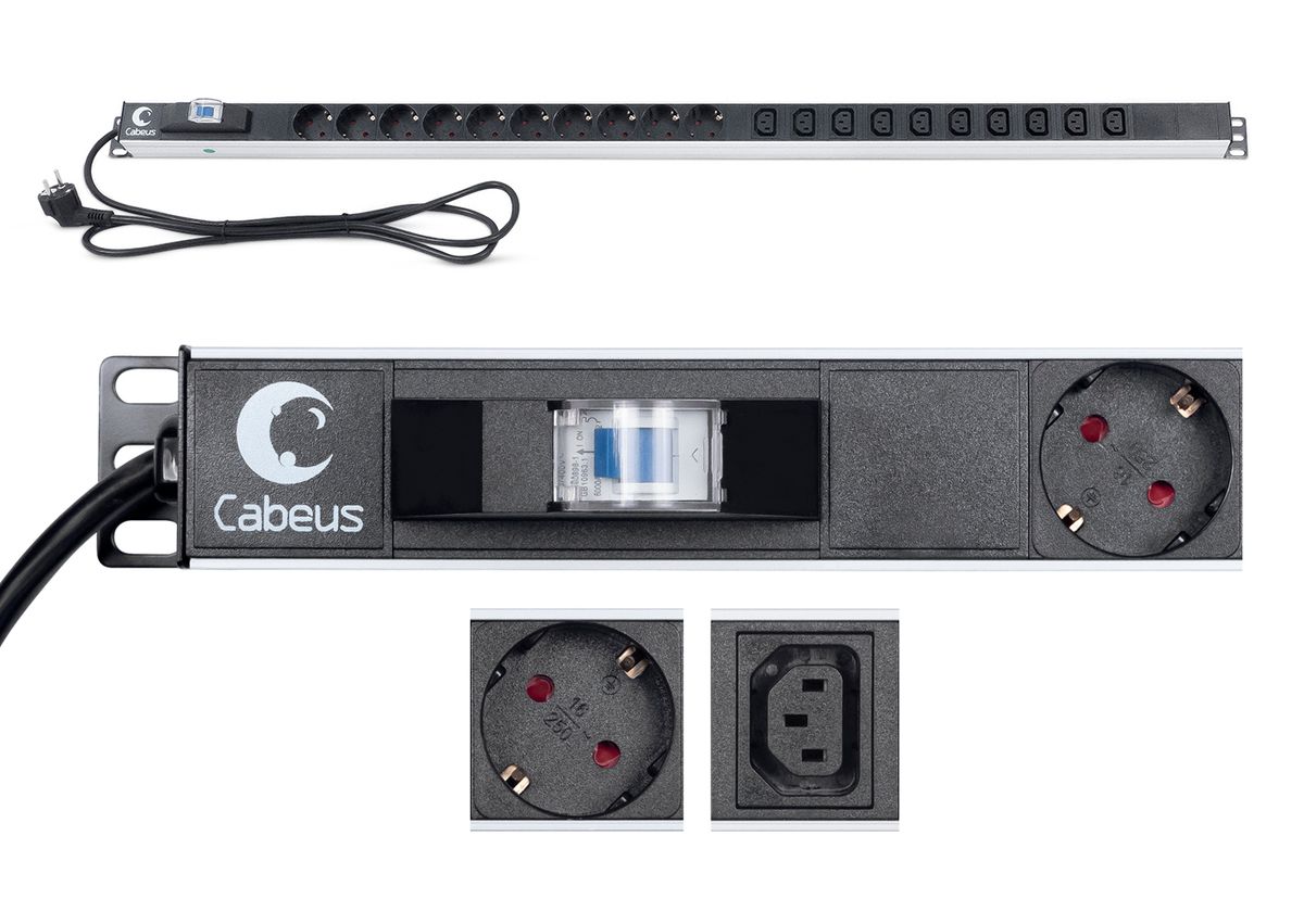 Блок розеток PDU-16-10S-10C13-B 9552c