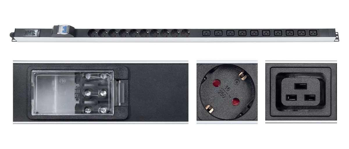 Блок розеток PDU-16-10S-10C19-B-T 9549c