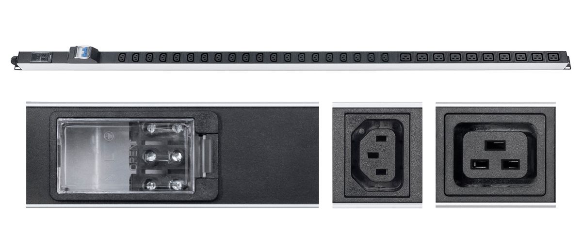 Блок розеток PDU-32-10C19-20C13-B-T 9546c