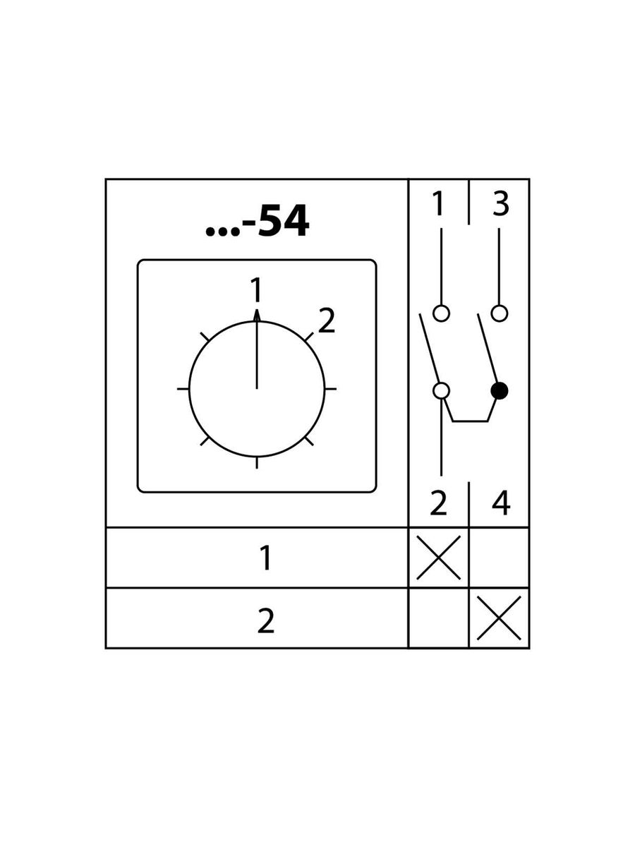 Переключатель кулачковый КПУ11-25/54 SQ0715-0180