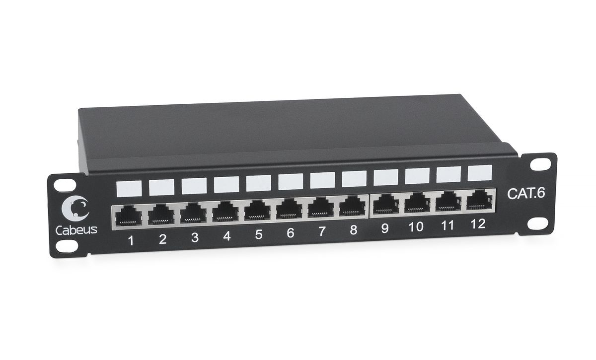 Патч-панель PL-12-Cat.6 10"-SH-Dual 7953c