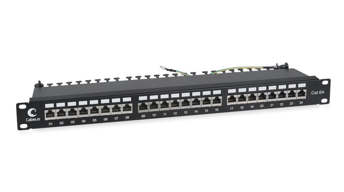 Патч-панель PL-24-Cat.6a-SH-Dual 7653c