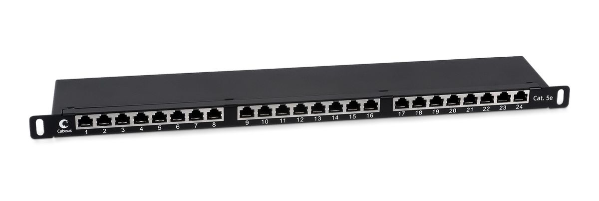 Патч-панель PLHD-24-Cat.5e-SH-Dual-0,5U 9650c