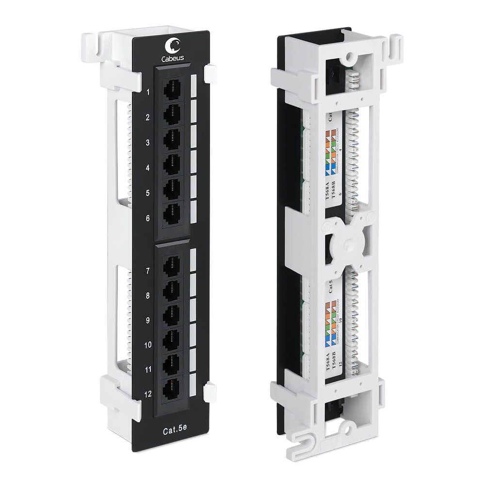 Патч-панель PL-12-Cat.5e-WL-Dual IDC 7004c