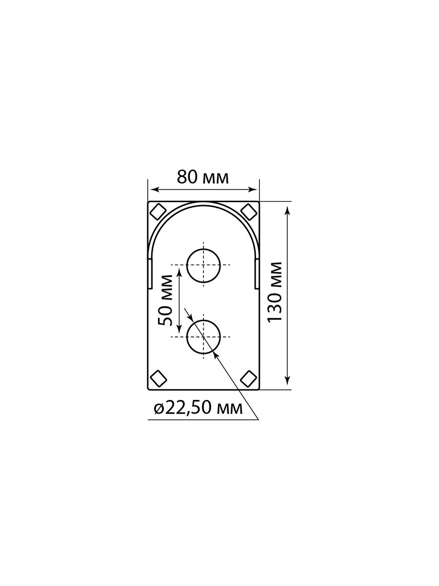 Корпус кнопки КП102 SQ0705-0012
